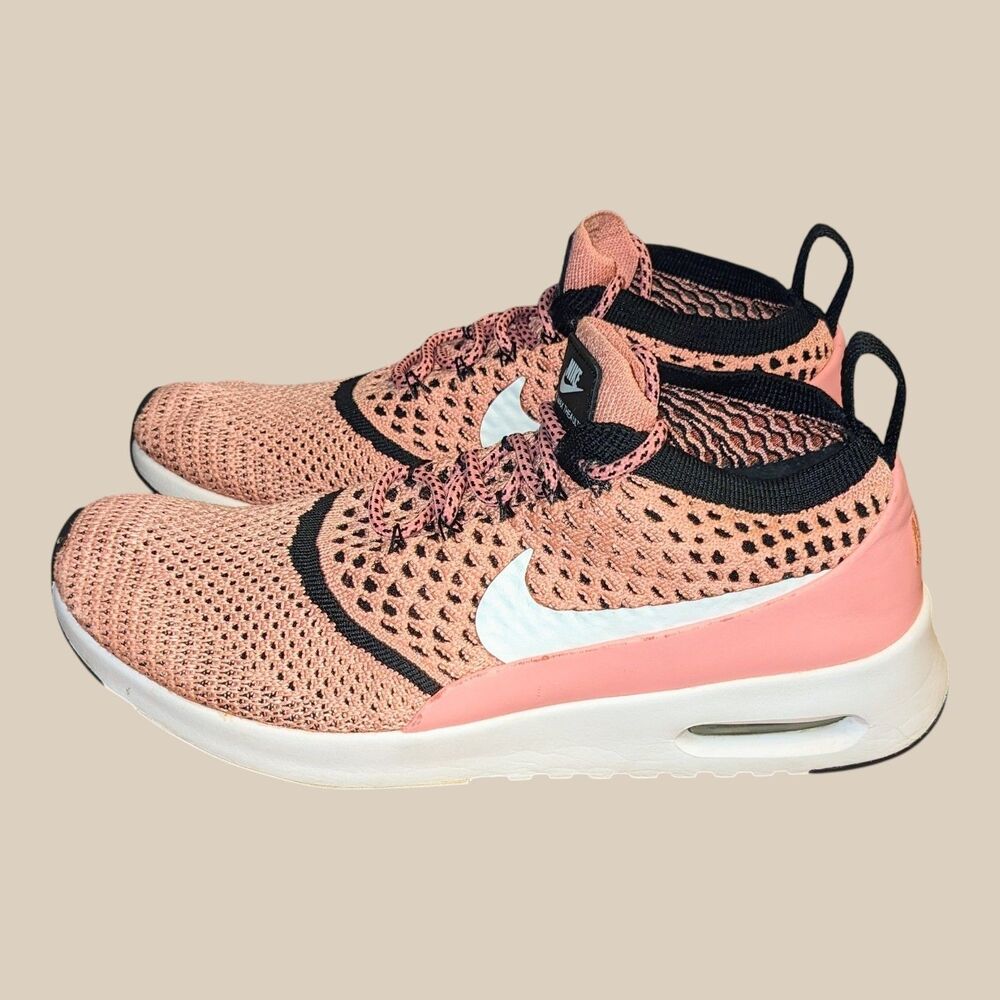 Nike Women's 9 Air Max Thea Ultra Flyknit  Sneakers Bright Mellon 881175-800
